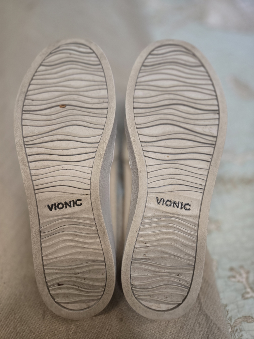 Vionic Slip-On Suede Mule Sneakers in Shimmery Beige 7 - Picture 5 of 10